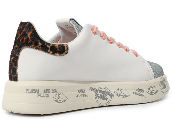 Premiata Belle Белые с серым