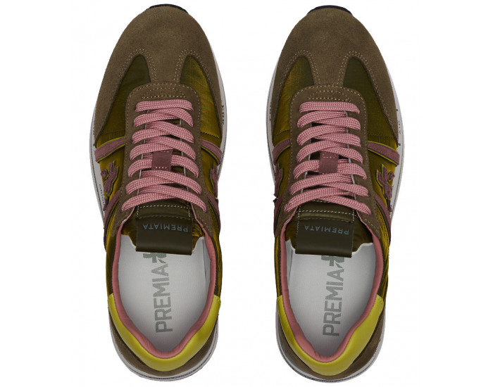 Premiata Beth 4917 зеленые с розовым