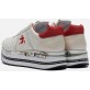 Premiata Beth 5214 белые с красным плетеные