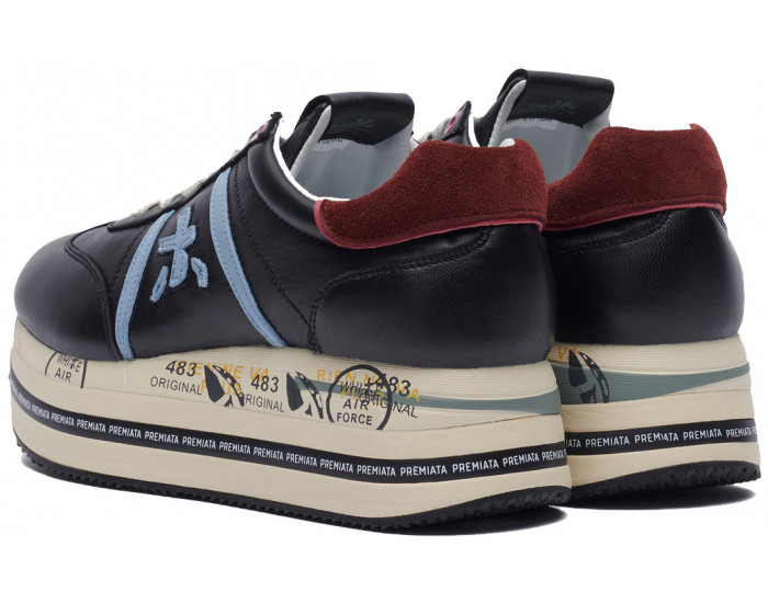 Premiata Beth 5348 черные с голубым