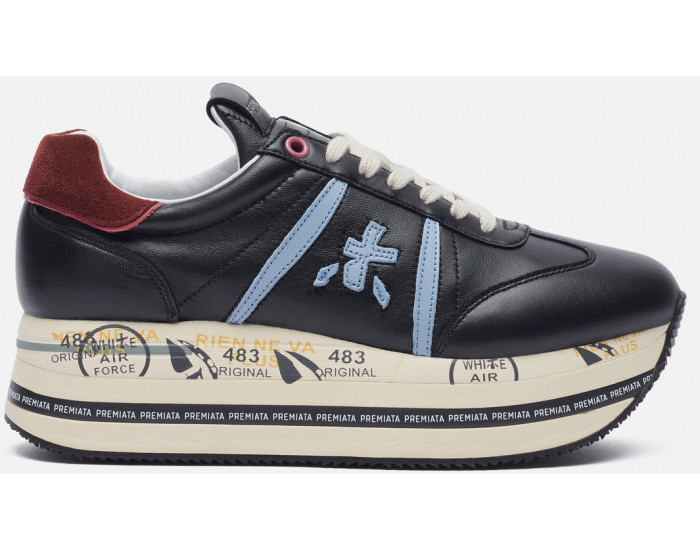 Premiata Beth 5348 черные с голубым