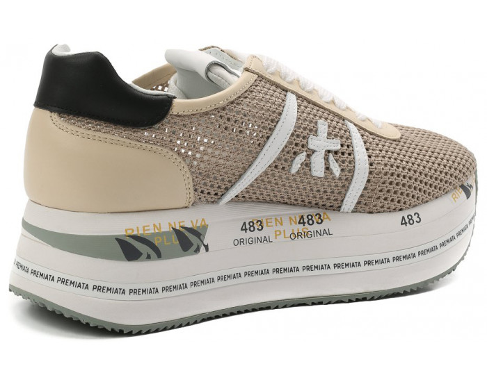 Premiata Beth 62934 бежевые комбинированные