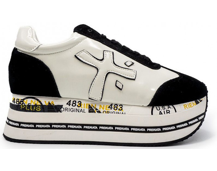 Premiata Beth Белые с черным