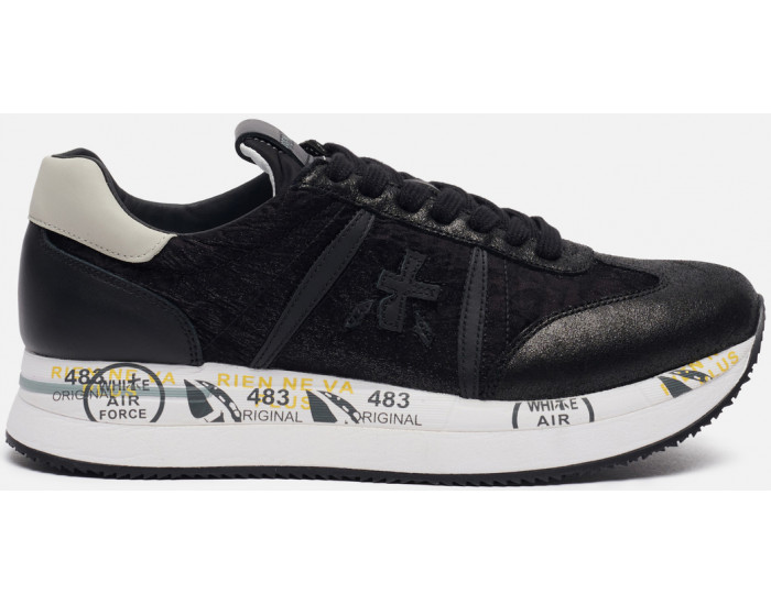 Кроссовки Premiata Conny 4821 черные 