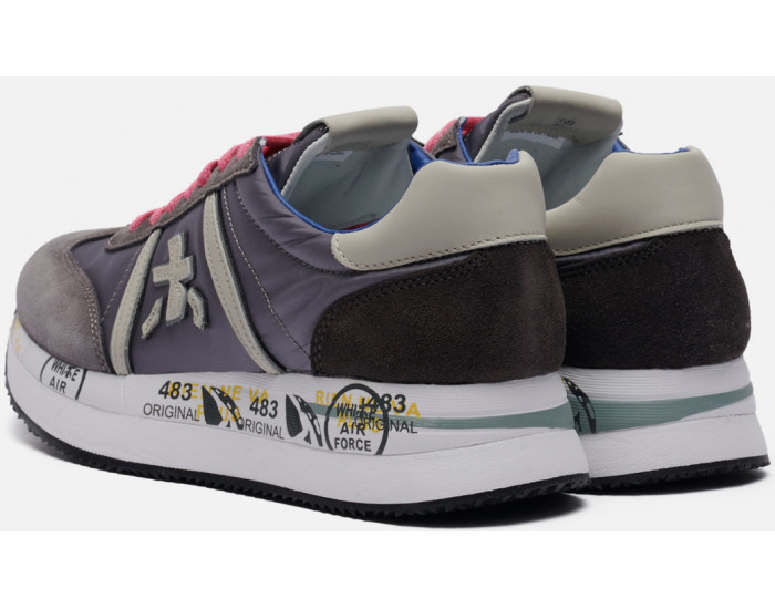 Premiata Conny 5201 серые с розовым