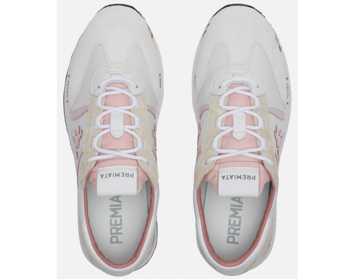 Premiata Conny 5203  серые с розовым