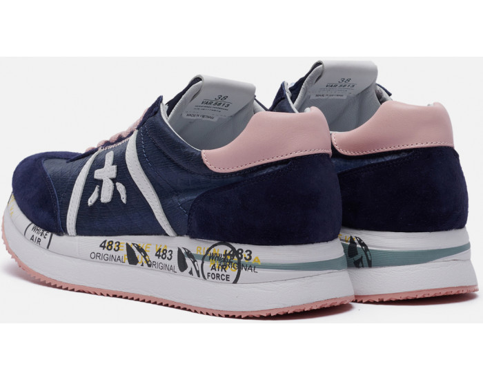 Premiata Conny 5613 синие с розовым