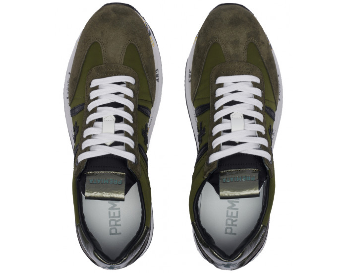 Premiata Conny 5948 зеленые комбинированные