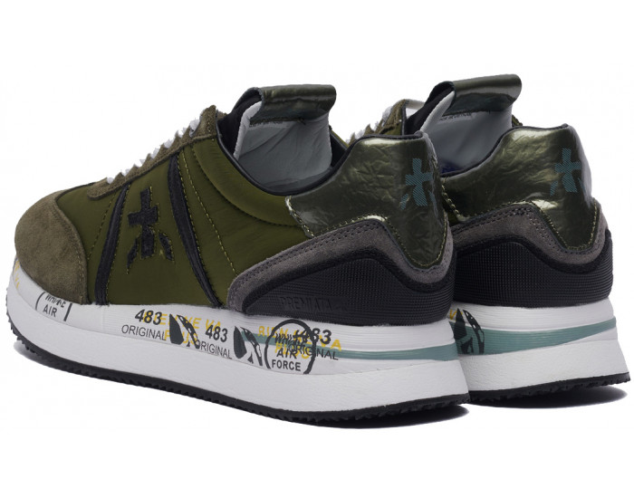 Premiata Conny 5948 зеленые комбинированные