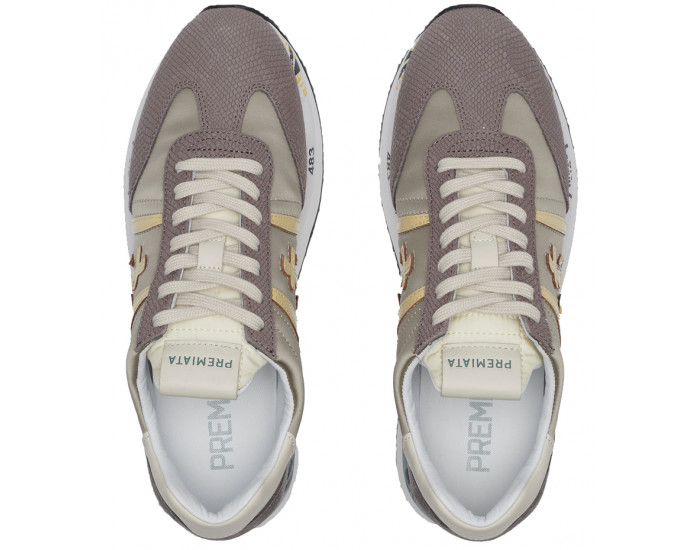 Кроссовки Premiata Conny 5950 кожаные бежевые