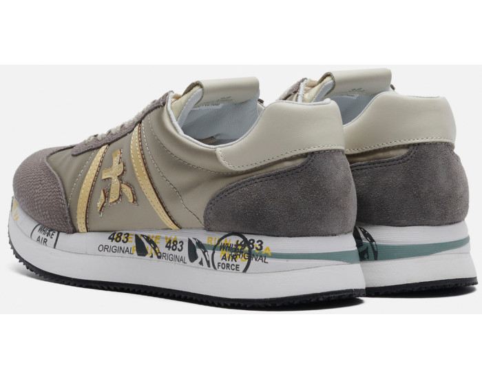 Кроссовки Premiata Conny 5950 кожаные бежевые