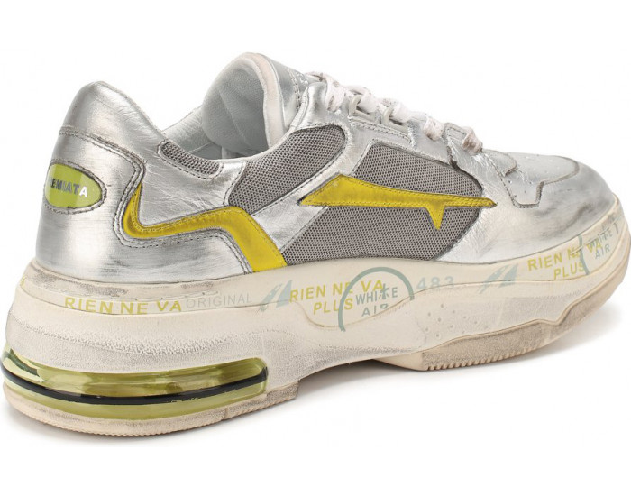 Premiata Drake 015 Серебристые с белым