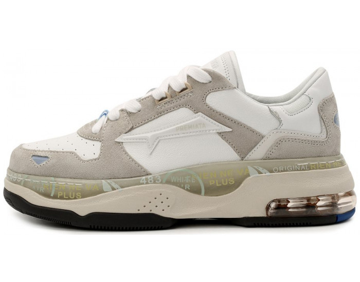 Premiata Drake 033 Бежевые с белым