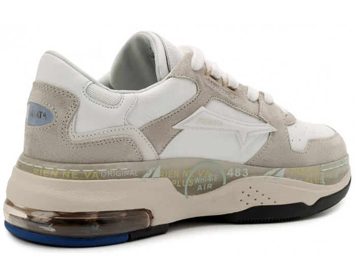 Premiata Drake 033 Бежевые с белым