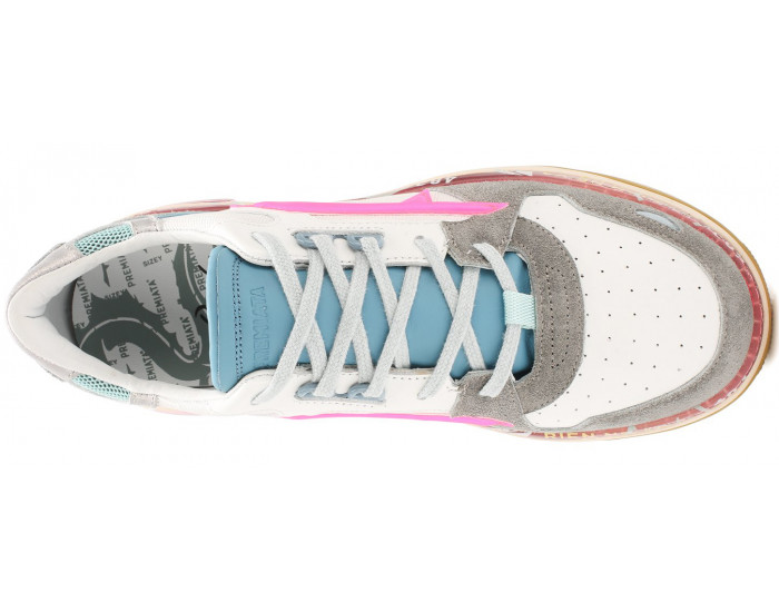 Premiata Drake 037 Белые с розовым