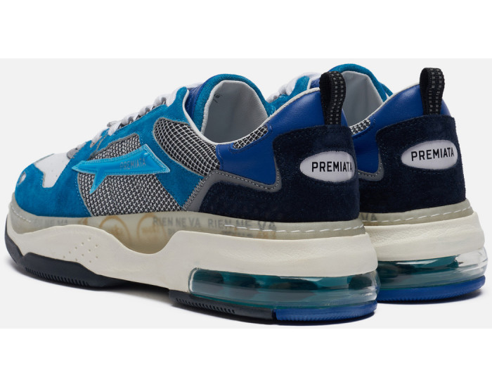 Premiata Drake 046 Голубые с серым