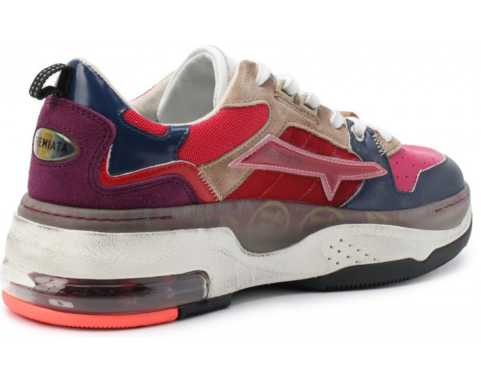 Premiata Drake 056 Красные с фиолетовым