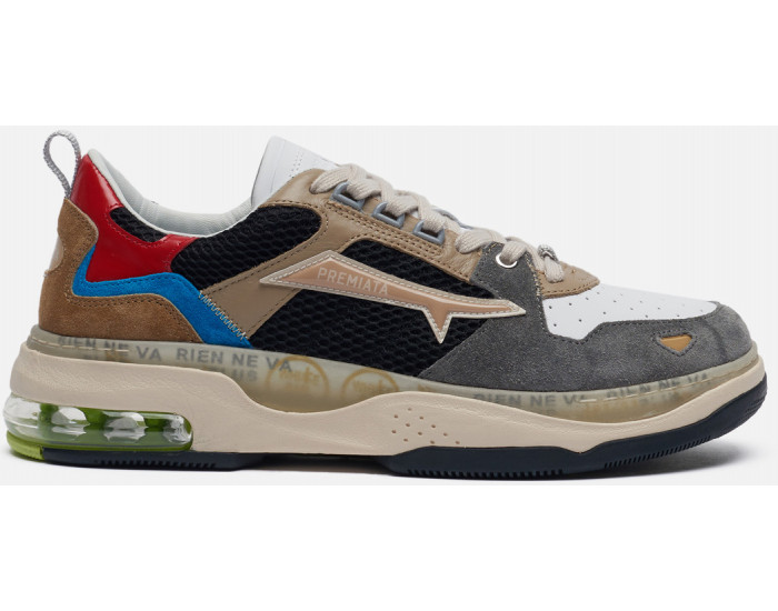 Premiata Drake 086 Серые с коричневым и черным