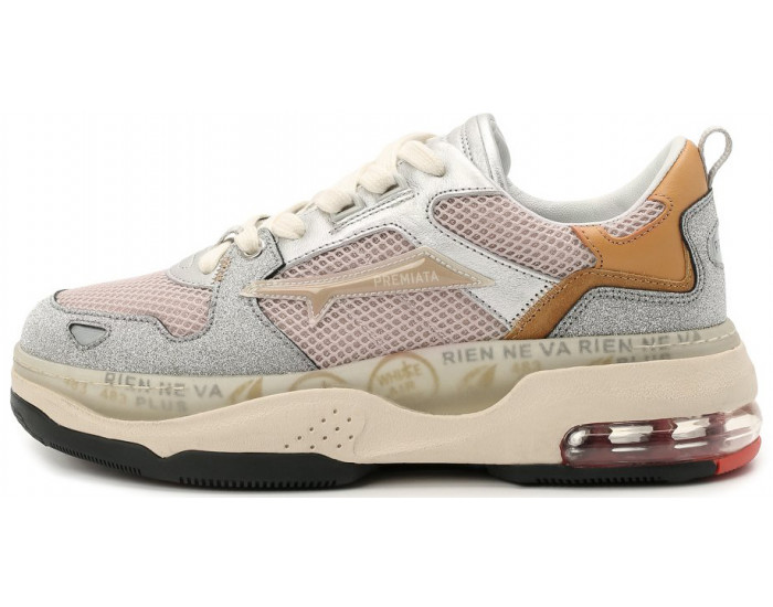 Premiata Drake 089 Серые с розовым