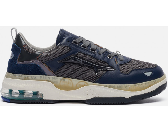 Premiata Drake 106 темно-синие с серым