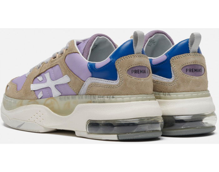 Premiata Drake 233 Сиреневые с бежевым