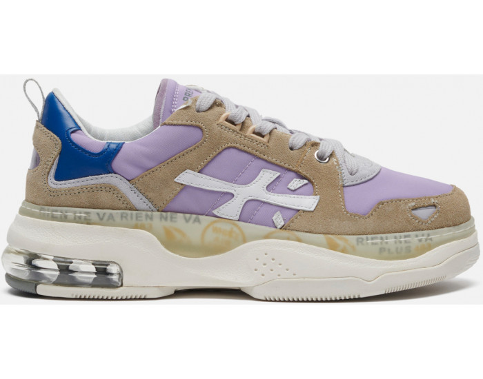 Premiata Drake 233 Сиреневые с бежевым