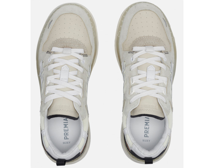 Premiata Drake 261 Серые с белым мужские