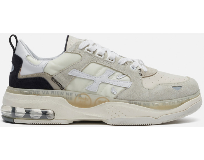 Premiata Drake 261 Серые с белым мужские