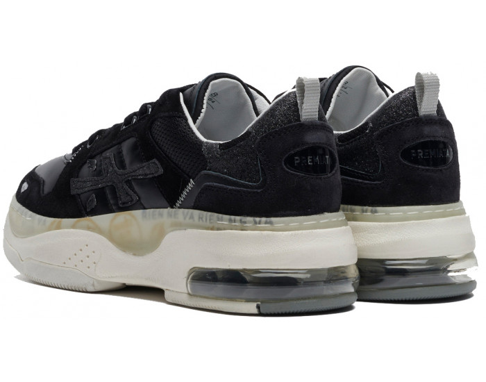 Premiata Drake 264 Черные с белым женские