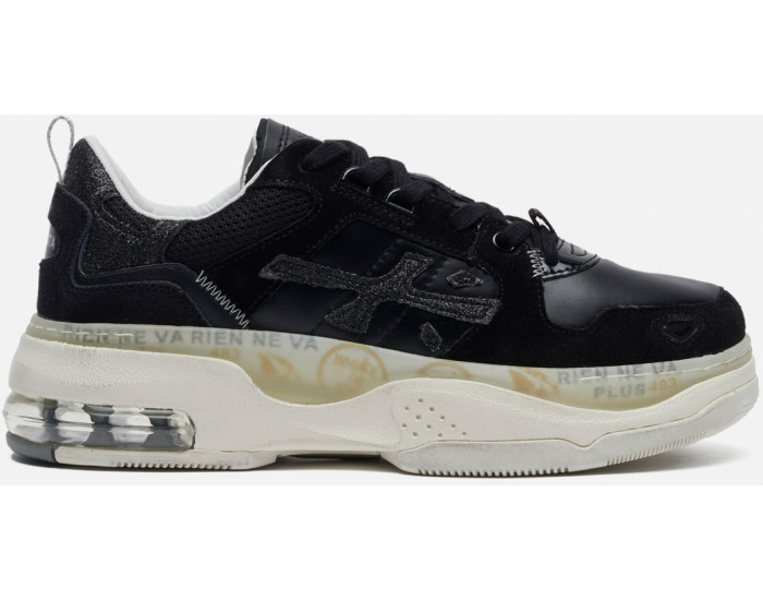 Premiata Drake 264 Черные с белым женские