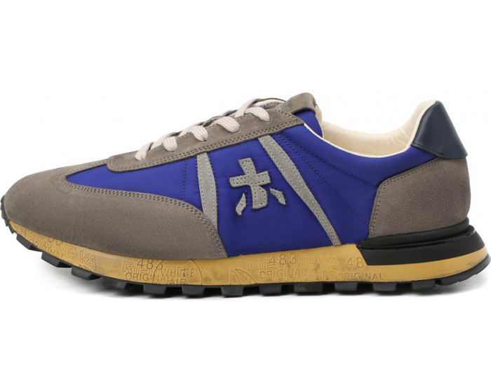Кроссовки Premiata John Low 5064 Blue Grey спортивные