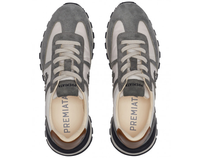 Кроссовки Premiata John Low 5067 White Grey