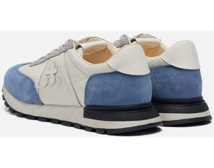 Кроссовки Premiata John Low 5181 White Blue спортивные