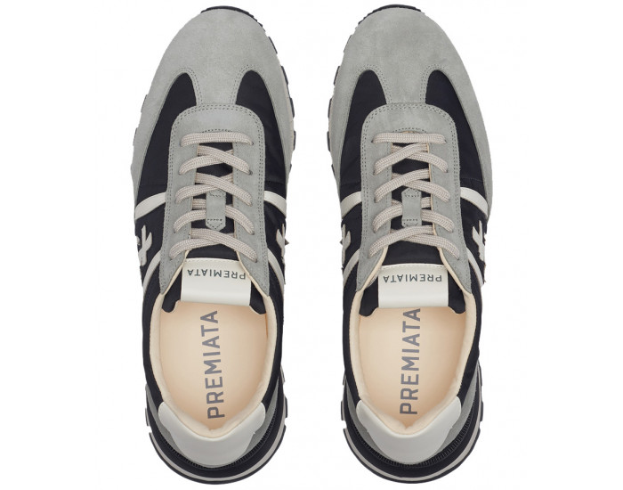 Кроссовки Premiata John Low 5184 Black Grey мужские