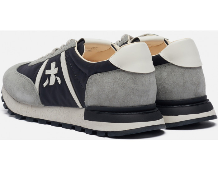 Кроссовки Premiata John Low 5184 Black Grey мужские