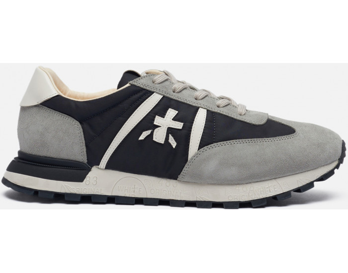 Кроссовки Premiata John Low 5184 Black Grey мужские