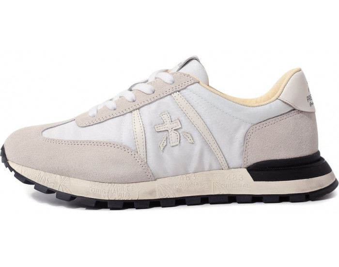 Кроссовки Premiata John Low D White Grey спортивные
