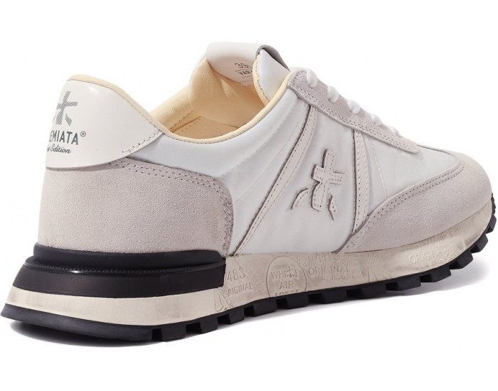 Кроссовки Premiata John Low D White Grey спортивные