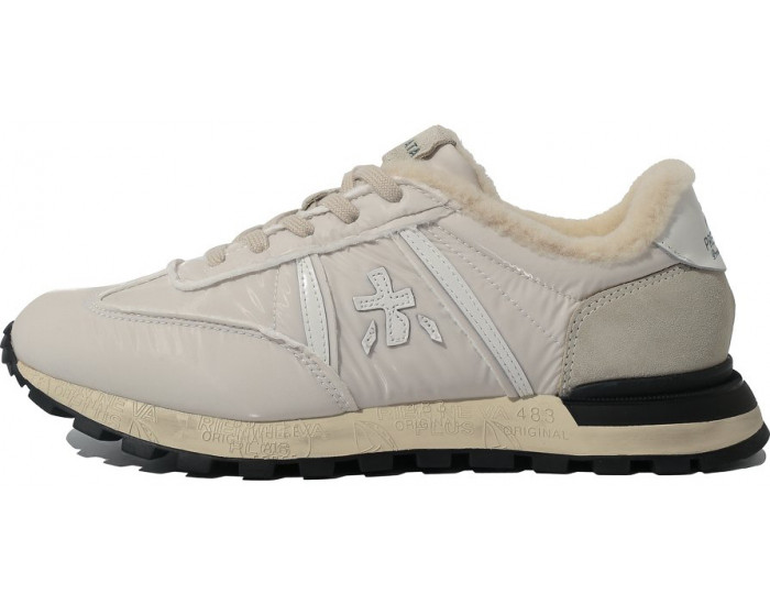 Кроссовки Premiata John Low D Grey женские с мехом