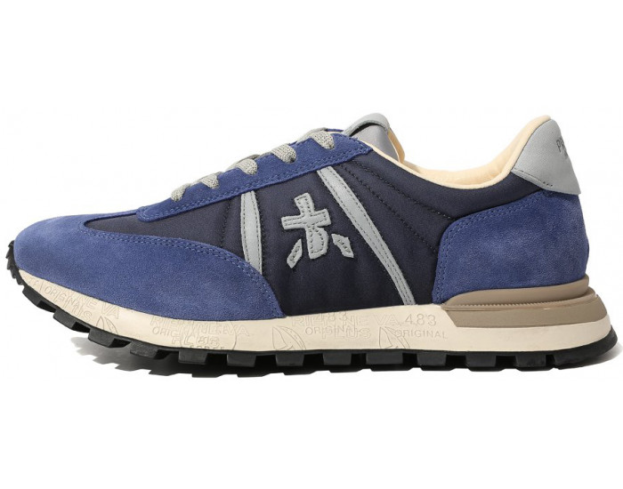 Кроссовки Premiata John Low D Blue Black спортивные