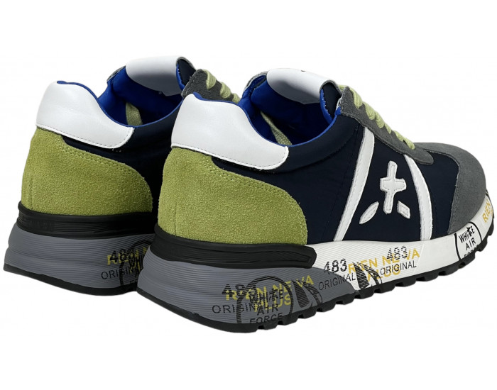 Premiata Lander 2306 Синие с зеленым