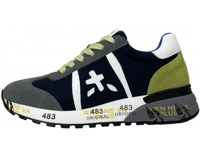 Premiata Lander 2306 Синие с зеленым