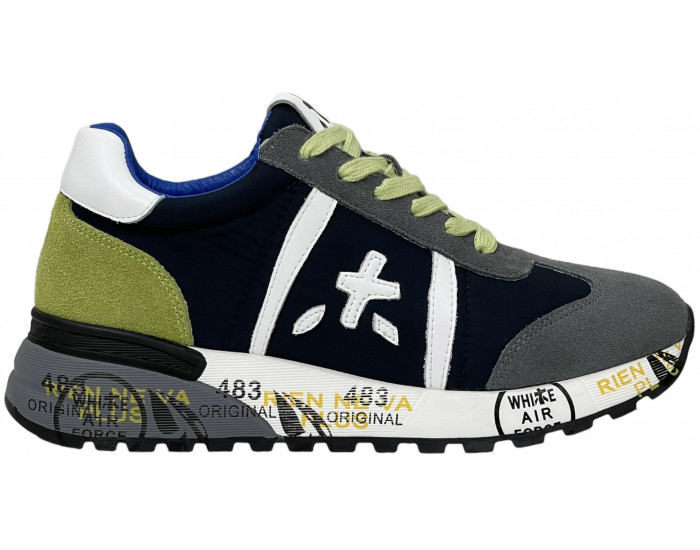 Premiata Lander 2306 Синие с зеленым