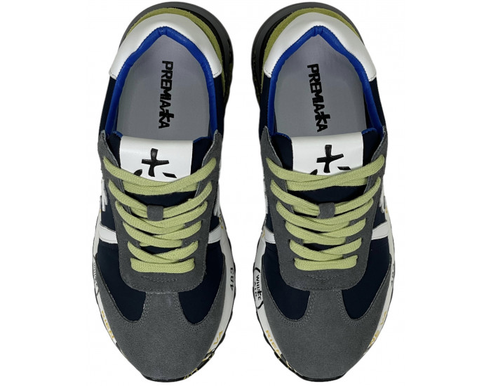 Premiata Lander 2306 Синие с зеленым