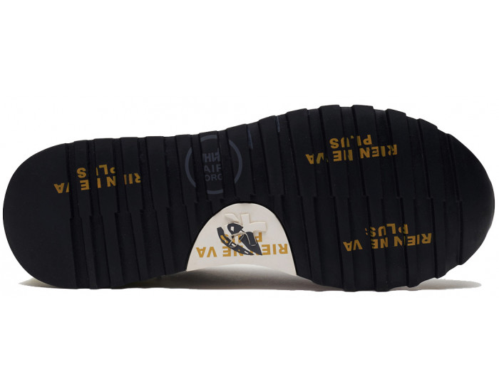 Кроссовки Premiata Lander 4946 черные кожаные