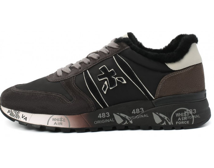 Premiata Lander 5090 Коричневые мужские утепленные с мехом