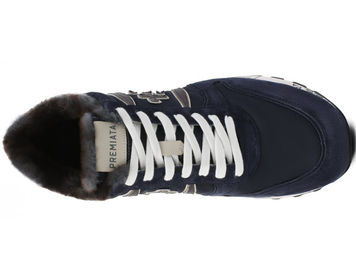 Premiata Lander 5091 Синие мужские утепленные с мехом