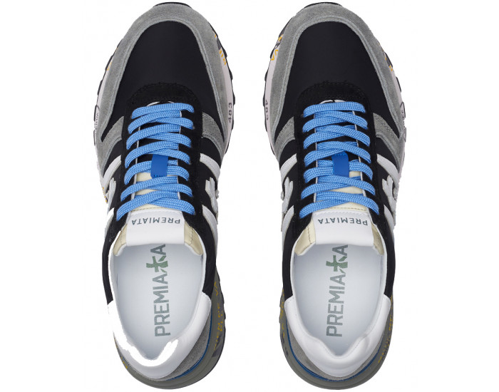 Premiata Lander 5196 Черные с серым