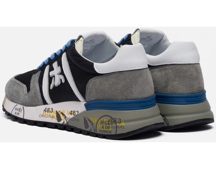 Premiata Lander 5196 Черные с серым