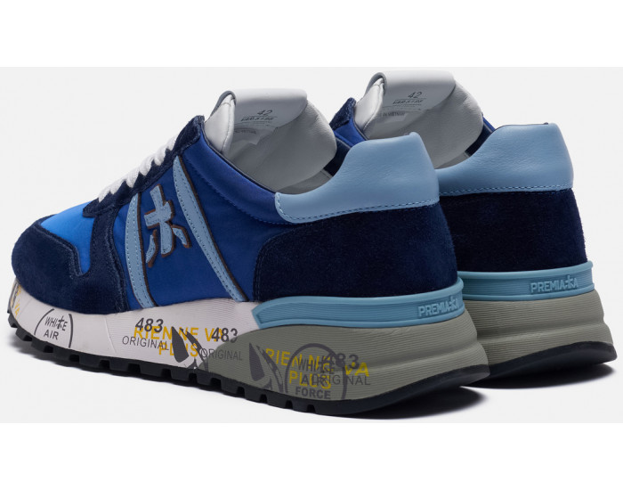 Premiata Lander 5198 Синие с голубым